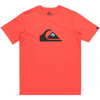 Vêtements Garçon Débardeurs / T-shirts sans manche Quiksilver Comp Logo Rouge