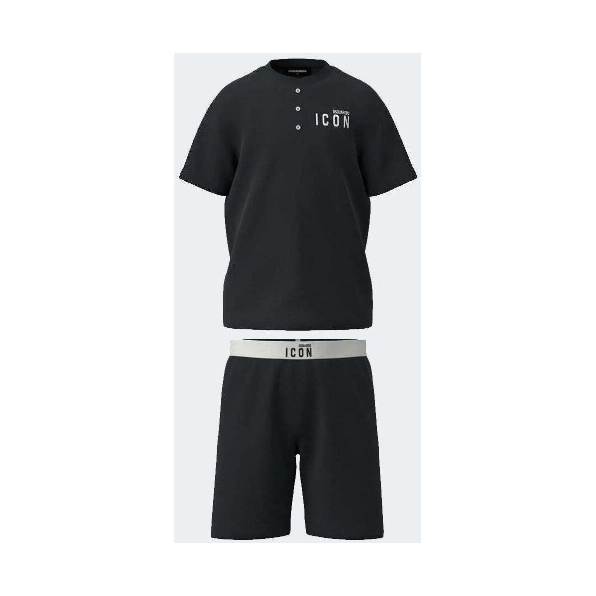 Vêtements Enfant Pyjamas / Chemises de nuit Dsquared  Noir