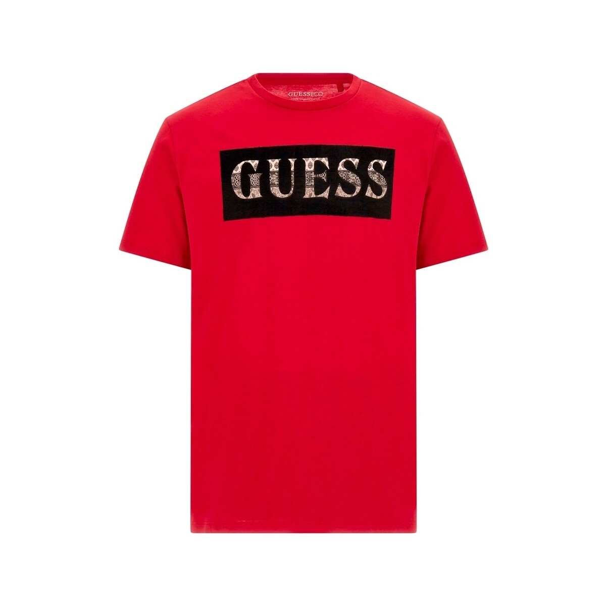 Vêtements Homme T-shirts manches courtes Guess Authentic Rouge