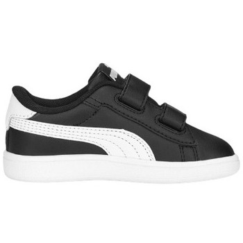 Chaussures Garçon Baskets mode Puma CHAUSSURES NOIRES INF SMASH 3 -  BLACK- WHITE - 19 Noir