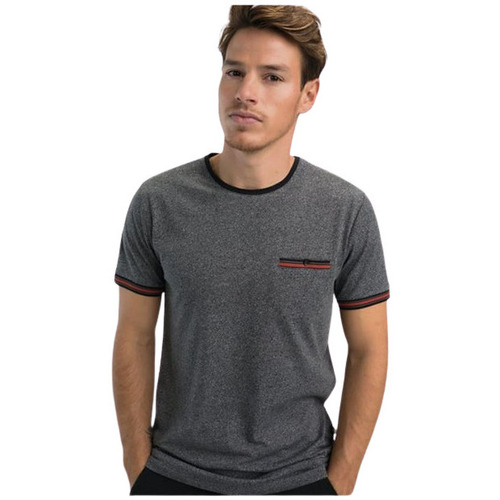 Vêtements Homme T-shirts & Polos Benson&cherry TEE-SHIRT NOIR TANIO - Noir - 2XL Noir