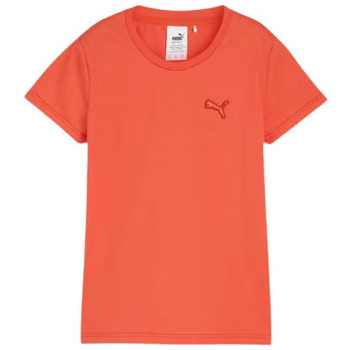Vêtements Femme T-shirts manches courtes Tee Puma TEE SHIRT  ORANGE - FALL FOLIAGE - M Multicolore