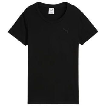 Vêtements Femme T-shirts manches courtes Puma TEE SHIRT  NOIR - Noir - M Noir