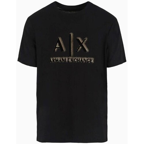 Vêtements Homme T-shirts manches courtes EAX 3DZTSA ZJ9AZ Noir