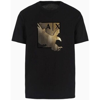 Vêtements Homme T-shirts manches courtes EAX 3DZTSB ZJ9AZ Noir