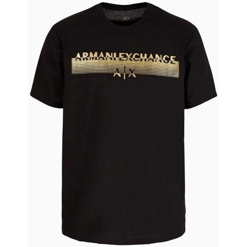 Vêtements Homme T-shirts manches courtes EAX 3DZTSD ZJ9AZ Noir
