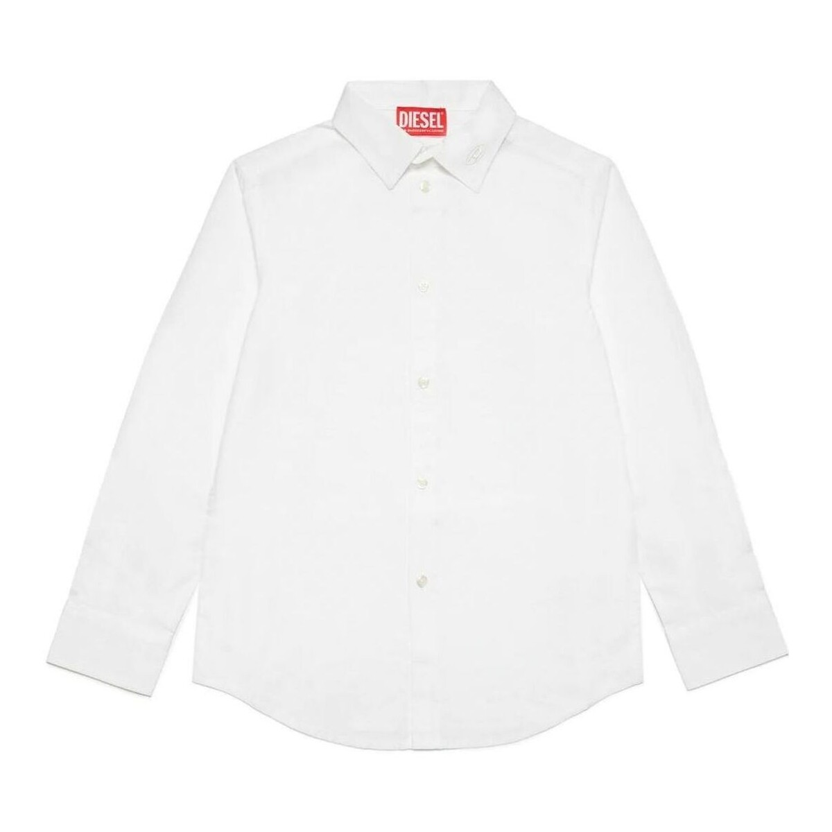 Vêtements Garçon Chemises manches longues Diesel J01746-KXBA8 - CPING-K100 Blanc
