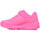Chaussures Fille Baskets mode Skechers Uno Lite Rose