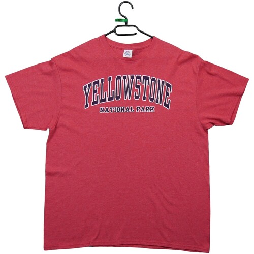 Vêtements Homme T-shirts manches courtes Pro Weight T-shirt  Yellowstone National Park Rouge