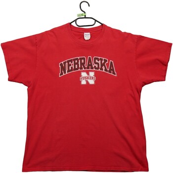 Vêtements Homme T-shirts manches courtes Jerzees Colours T-shirt  Nebraska Cornhuskers Rouge