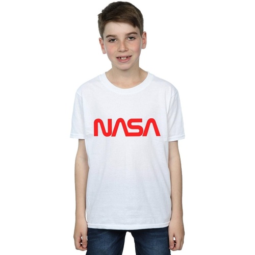 Vêtements Garçon Classic Globe Astronauts Nasa Modern Logo Blanc