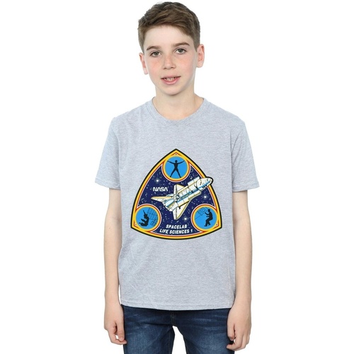 Vêtements Garçon T-shirts manches courtes Nasa Classic Spacelab Life Science Gris