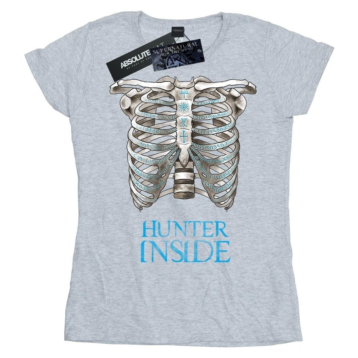 Vêtements Femme T-shirts manches longues Supernatural Hunter Inside Gris