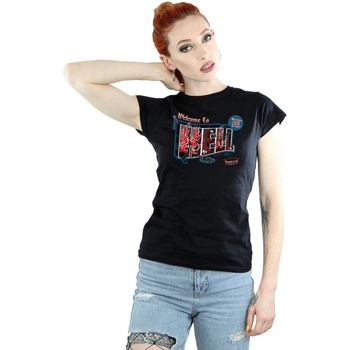 Vêtements Femme T-shirts manches longues Supernatural Welcome To Hell Noir