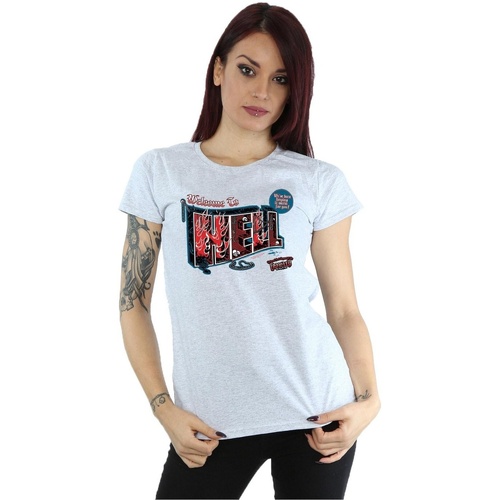 Vêtements Femme T-shirts manches longues Supernatural Welcome To Hell Gris