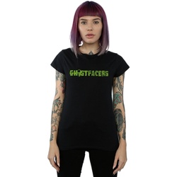 Vêtements Femme T-shirts manches longues Supernatural Ghostfacers Logo Noir