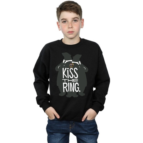 Vêtements Garçon Sweats Disney Zootropolis Kiss The Ring Noir