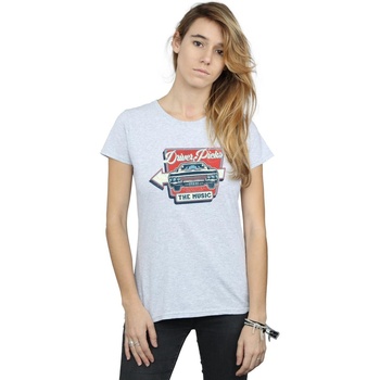 Vêtements Femme T-shirts manches longues Supernatural Driver Picks The Music Gris