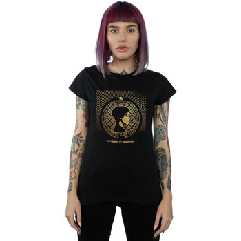 Vêtements Femme T-shirts manches longues Supernatural Abbadon Crest Noir