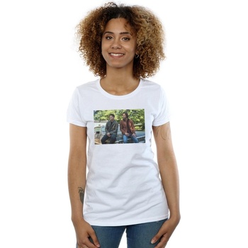 Vêtements Femme T-shirts manches longues Supernatural Impala Brothers Blanc