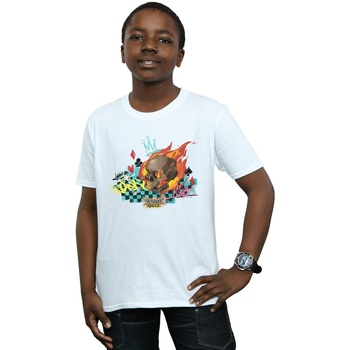 Vêtements Garçon T-shirts manches courtes Disney Wreck It Ralph Race Skull Blanc