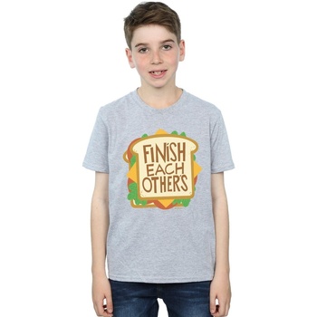 Vêtements Garçon T-shirts manches courtes Disney Wreck It Ralph Anna's Shirt Gris