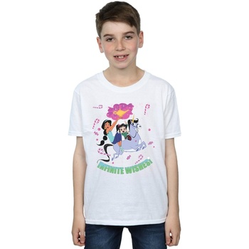 Vêtements Garçon T-shirts manches courtes Disney Wreck It Ralph Jasmine And Vanellope Blanc