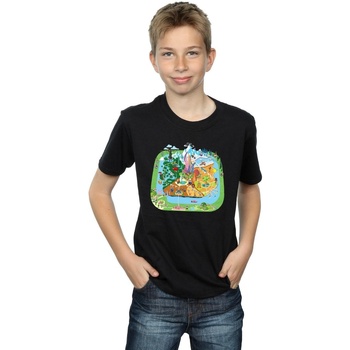 Vêtements Garçon T-shirts manches courtes Disney Zootropolis City Noir
