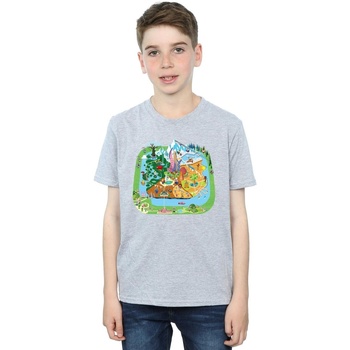 Vêtements Garçon T-shirts manches courtes Disney Zootropolis City Gris
