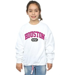 Vêtements Fille Sweats Nasa Houston Collegiate Blanc