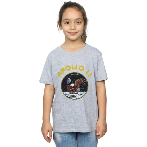 Vêtements Fille T-shirts manches longues Nasa Classic Apollo 11 Gris