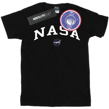 Vêtements Fille T-shirts manches longues Nasa Collegiate Logo Noir