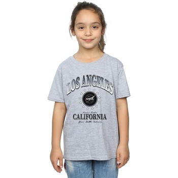 Vêtements Fille T-shirts manches longues Nasa California Science Centre Gris