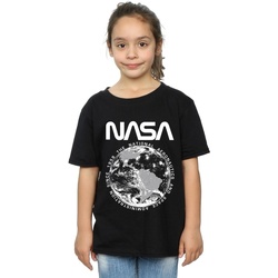 Vêtements Fille T-shirts manches longues Nasa Planet Earth Noir
