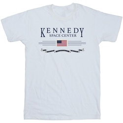 Vêtements Fille T-shirts manches longues Nasa Kennedy Space Centre Explore Blanc