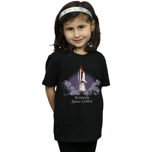 Vêtements Fille T-shirts manches longues Nasa Kennedy Space Centre Lift Off Noir
