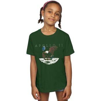 Vêtements Fille T-shirts manches longues Nasa Apollo 11 Vintage Vert