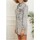 Vêtements Femme Robes Kebello Combi jupe courte en jean Gris F Gris