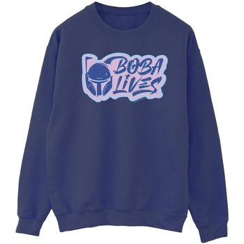 Vêtements Homme Sweats Disney The Book Of Boba Fett Lives Pocket Bleu