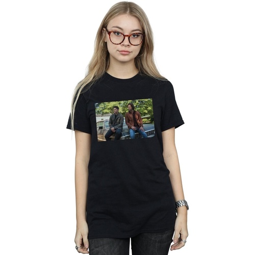 Vêtements Femme T-shirts manches longues Supernatural BI44415 Noir