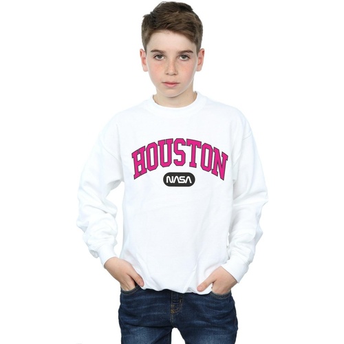 Vêtements Garçon Sweats Nasa Houston Collegiate Blanc