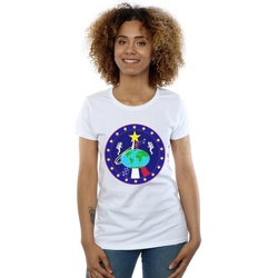 Vêtements Femme T-shirts manches longues Nasa Classic Globe Astronauts Blanc