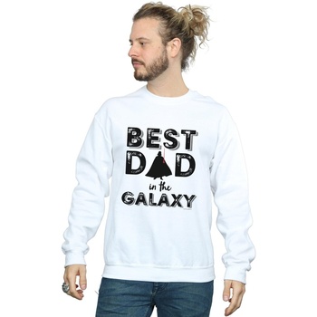 Vêtements Homme Sweats Disney Best Dad In The Galaxy Blanc