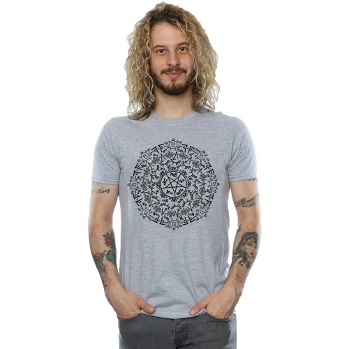 Vêtements Homme T-shirts manches longues Supernatural Symbol Circle Gris