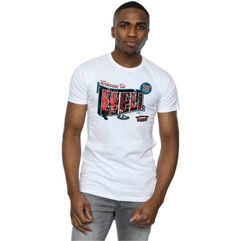 Vêtements Homme T-shirts manches longues Supernatural Welcome To Hell Blanc