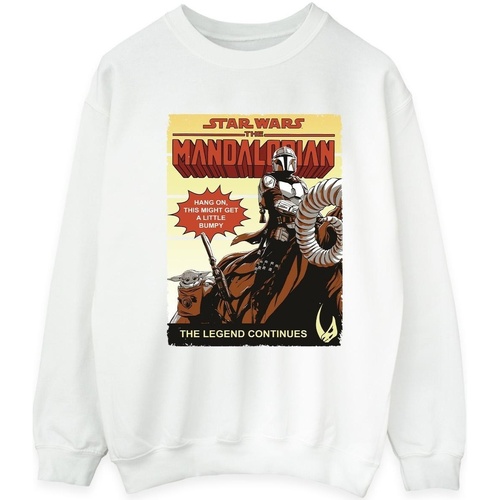 Vêtements Homme Sweats Star Wars The Mandalorian Bumpy Ride Blanc