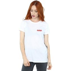 Vêtements Femme T-shirts manches longues Nasa  Blanc