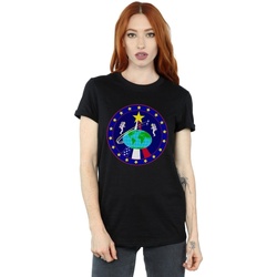 Vêtements Femme T-shirts manches longues Nasa Classic Globe Astronauts Noir