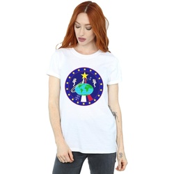 Vêtements Femme T-shirts manches longues Nasa Classic Globe Astronauts Blanc