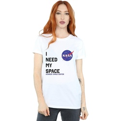 Vêtements Femme T-shirts manches longues Nasa I Need My Space Blanc